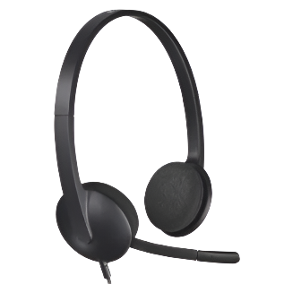 Logitech H340 Stereo Headset - Black