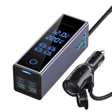 Powerology 2×AC Socket Car Power Inverter