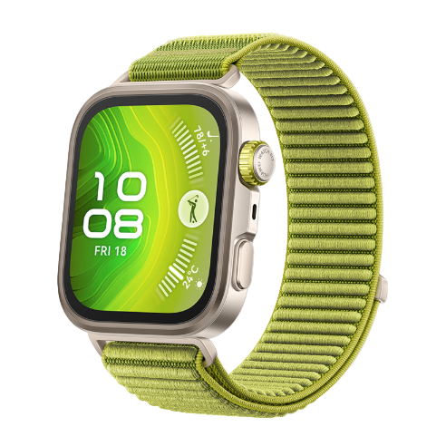 HUAWEI WATCH FIT4 Pro Smart Watch, 1.82" Sapphire screen & Titanium Alloy Bezel, GPS for Outdoor Enthusiasts, ECG Analysis, up to 10-Day Battery Life, iOS & Android Compatible, Green