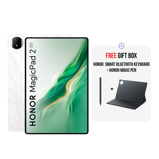 HONOR Magic Pad2 + Keyboard + Pen , 12.3" OLED Display, 144Hz, HDR10, Snapdragon 8s Gen 3 (4 nm), 66W wired 12/256GB