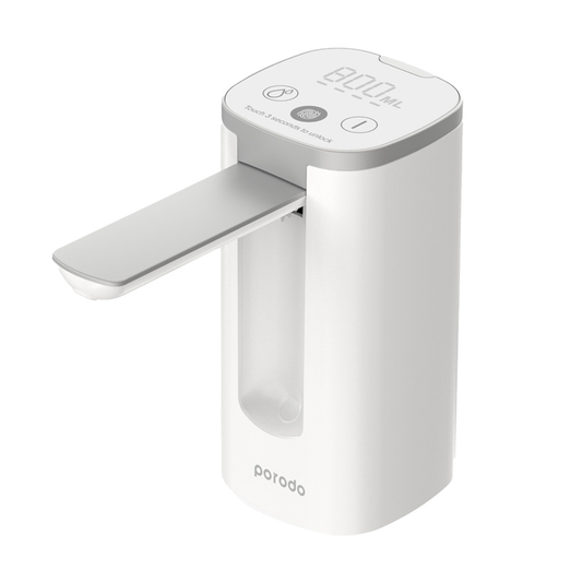 Porodo Lifestyle Mini Water Dispenser with LED Display - White