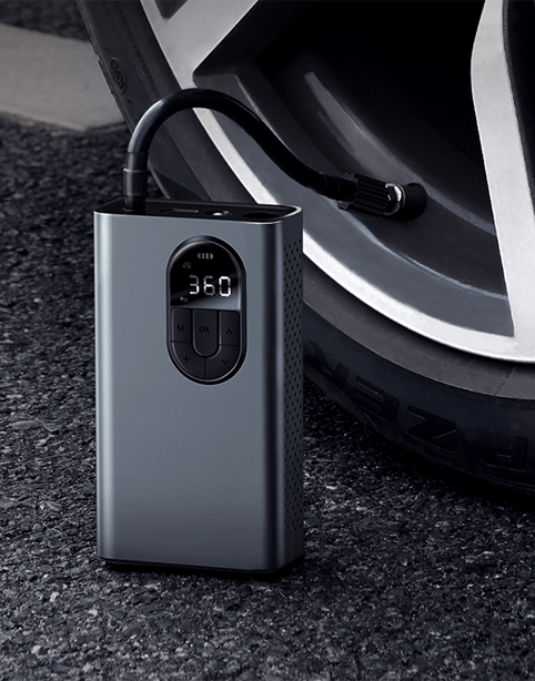 Baseus Energy Source Inflator Pump Tarnish With 2400mAh Battery