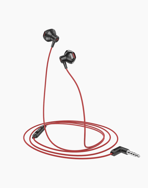 BlitzWolf® AIRAUX AA-HE1 In-ear Earphone With Mic, iPX5 - RedBlack