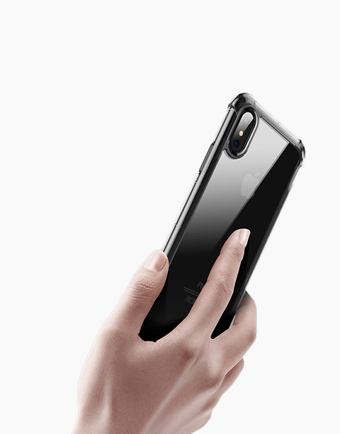 Fence Pro Series By Rock Protection Case Cover Transparent Bumper For iPhone X - Clear