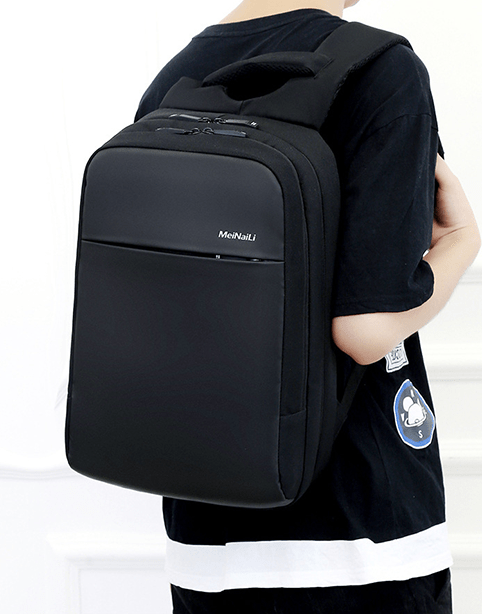 MEINAILI 1802 Laptop Backpack -15.6 Inch - Black
