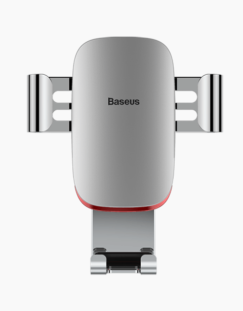 Baseus Metal Age Gravity Car Moun Air Outlet Version Silver