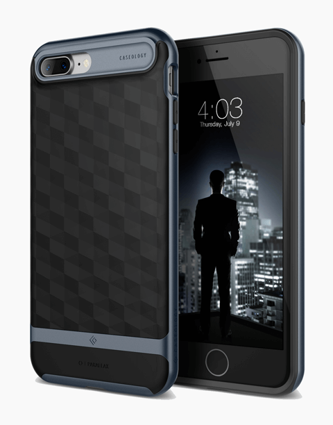 iPhone 7 Plus Caseology Parallax Black / Deep Blue