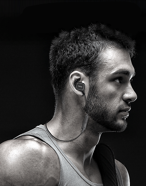 Q12 By QCY Magnetic Switch Sports Headset, IPX4 Waterproof, Aptx stereo Earphones With MIC