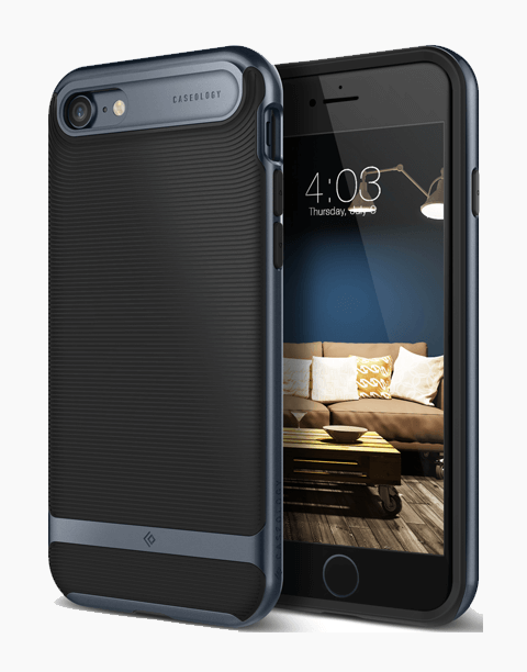 iPhone 7 Caseology Wavelength Black / Deep Blue