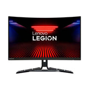 Lenovo Legion R27fc-30 27-inch FHD curved gaming monitor with 240Hz refresh rate, VA panel, HDMI, DisplayPort, and Eyesafe technology.