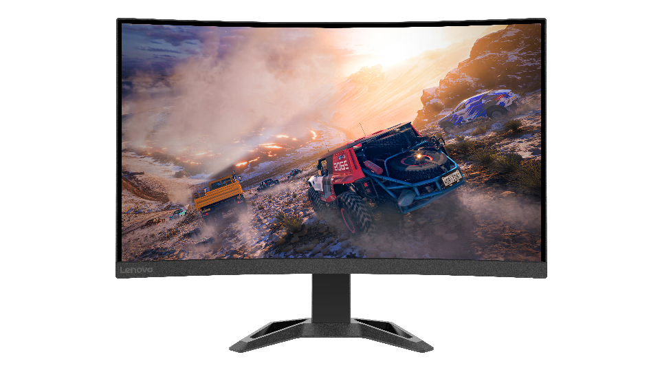 Lenovo G27c-30 27" FHD Curved Gaming Monitor wih Eyesafe (VA, 165Hz 1ms, HDMI DP, FreeSync Premium, Speakers, Tilt/Lift)