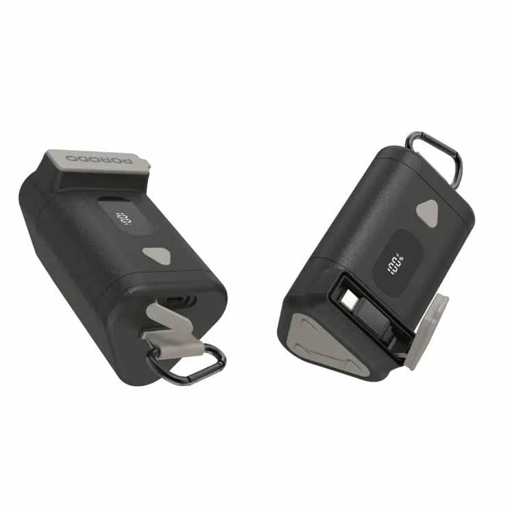 Porodo IPX5 360° 15000mAh Power Bank - Black