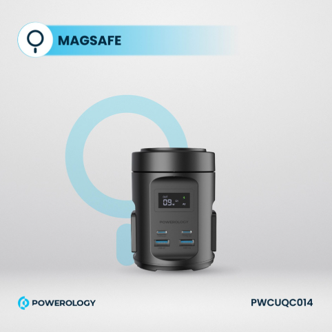 Powerology Magsafe Power Hub PD 65W 2X Universal Sockets 2200W