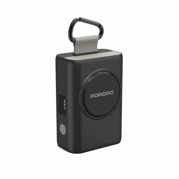 Porodo IPX5 360° 10000mAh Power Bank - Black