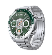 Huawei Watch Ultimate smartwatch with stainless steel and titanium band, 48mm, featuring GPS, NFC, and Bluetooth®.