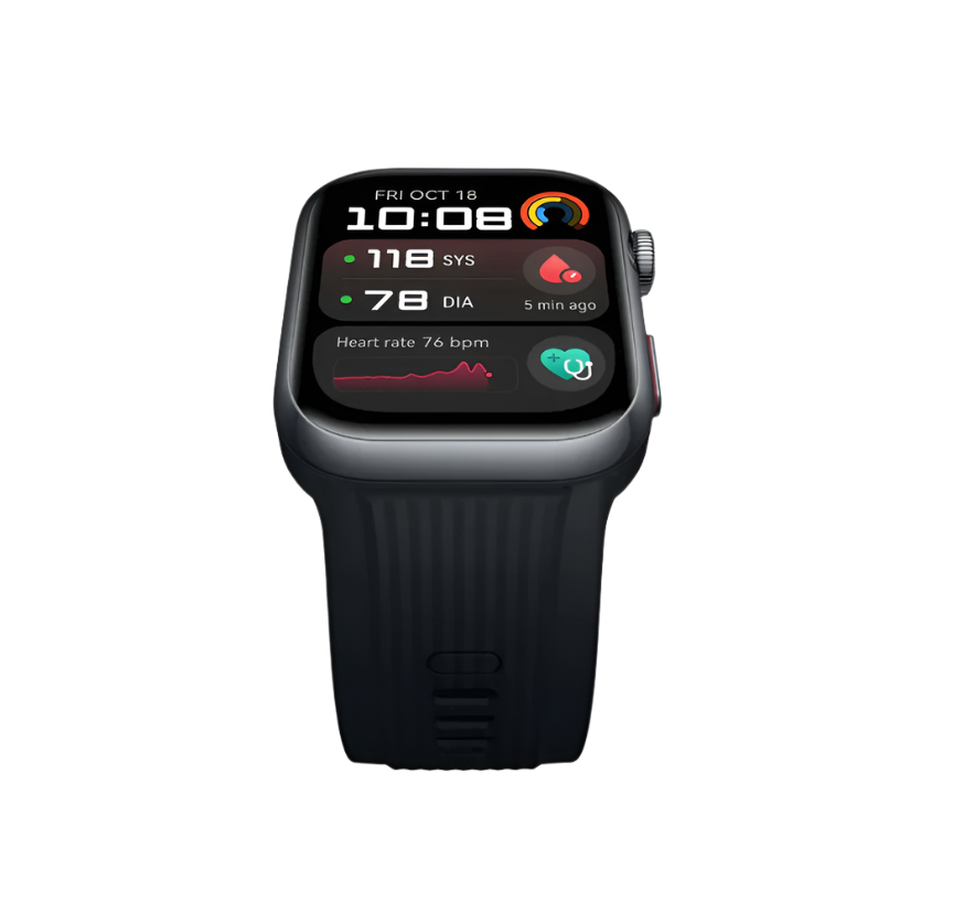 Huawei Watch D2 , 1.82 "AMOLED Screen ,Bluetooth 5.2, Water-Resistant , Fluoroelastomer Strap - Black Body / Black Strap