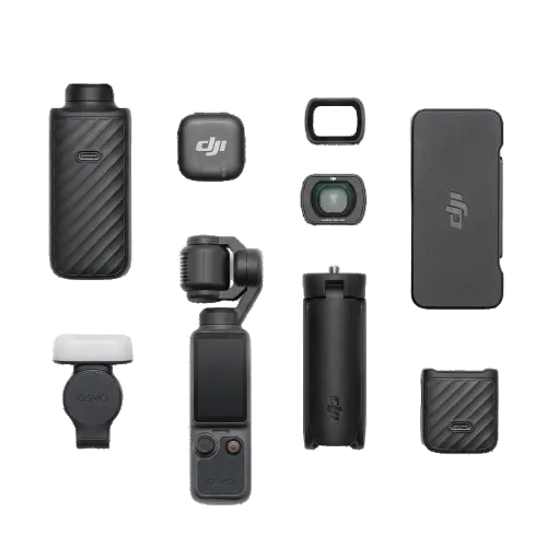 DJI Osmo Pocket 4, 4K Gimbal Camera, AI Tracking, Ultra-Stable Video, Pocket-Sized.