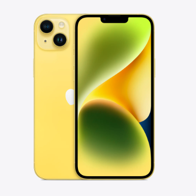 iPhone 14 Plus,6.7 inch,A15 Bionic chip with 5-core GPU, Up to 26 hours video playback footnote ⁵,  Aluminum with glass back.