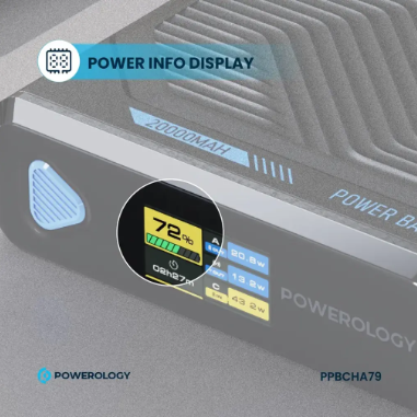 Powerology 100W MagSafe Wireless Charger Power Bank 20000mAh