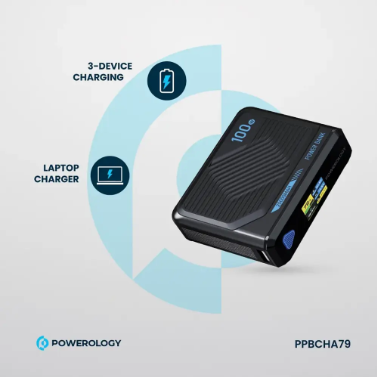 Powerology 100W MagSafe Wireless Charger Power Bank 20000mAh