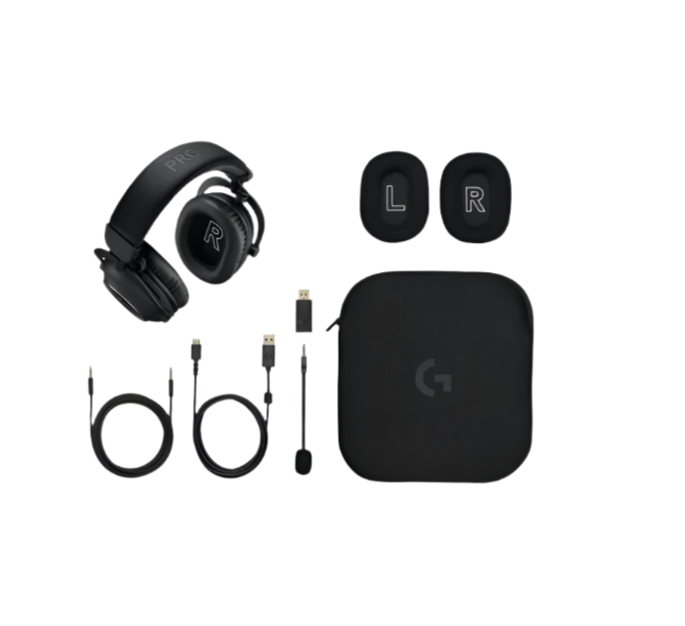 Logitech PRO X 2 LIGHTSPEED Pro-Grade Sound Wireless Gaming Headset - 981-001263 - Black