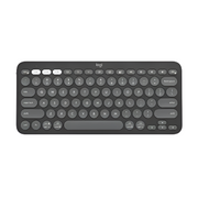Logitech PEBBLE KEYS 2 K380s Slim, minimalist Bluetooth keyboard with customizable keys - Black