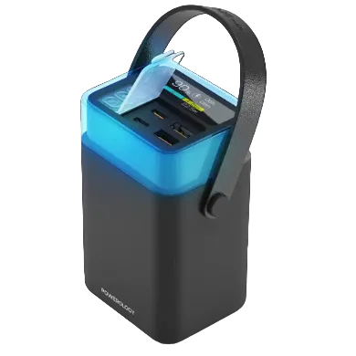 Powerology Halo Beam 40000mAh Power Bank PD 65W