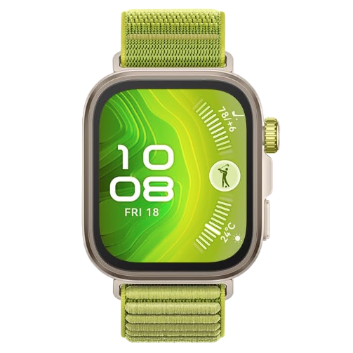 HUAWEI WATCH FIT4 Pro Smart Watch, 1.82" Sapphire screen & Titanium Alloy Bezel, GPS for Outdoor Enthusiasts, ECG Analysis, up to 10-Day Battery Life, iOS & Android Compatible, Green