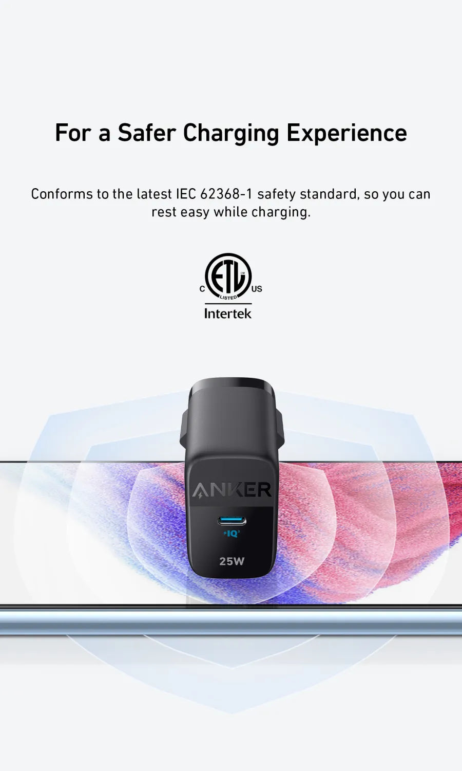 Anker 312 Wall Charger Ace 2, 25W Fast Charging