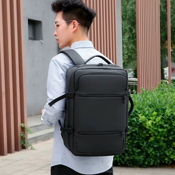 Meinaili 2026, Large Backpack Flight Waterproof Business Luggage, Fits 17.3 Inch Laptop