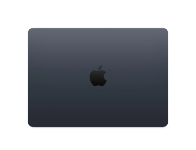 Apple MacBook Air M4 laptop with 13-inch Liquid Retina display and True Tone technology, shown with the lid open and screen visible.