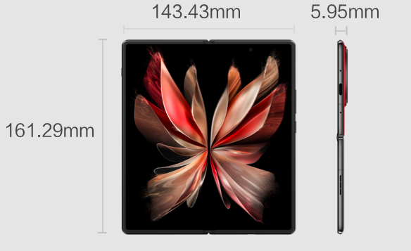 Vivo X Fold 2 8.03" Foldable LTPO4 AMOLED, 120Hz, Snapdragon 8 Gen 2, 50 MP, f/1.8 Camera, 120W Charging