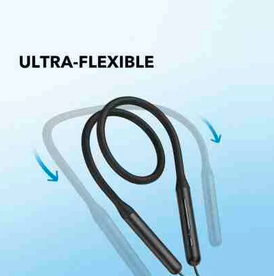 Anker Soundcore R500 ,Bluetooth Neckband features Up to 20hours of Playtime, 10mm Drivers, IPX5 Waterproof Technology.