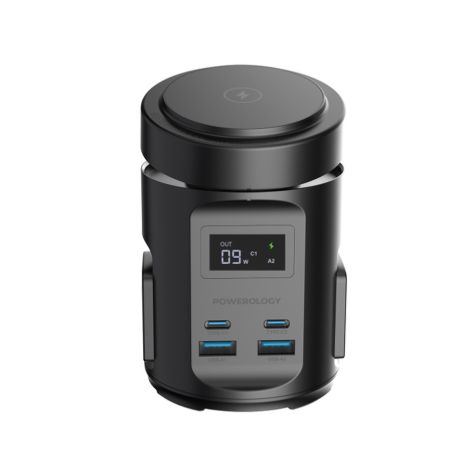 Powerology Magsafe Power Hub PD 65W 2X Universal Sockets 2200W