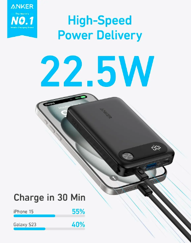 Anker Power Bank Power core 10000mAh 22.5W - A1257