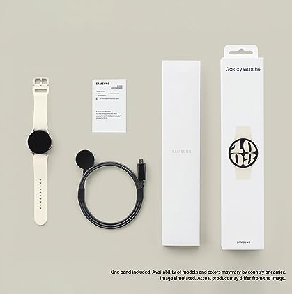 Galaxy Watch 6 Advanced fitness tracking, Sleep tracking, ECG app, Blood pressure monitoring