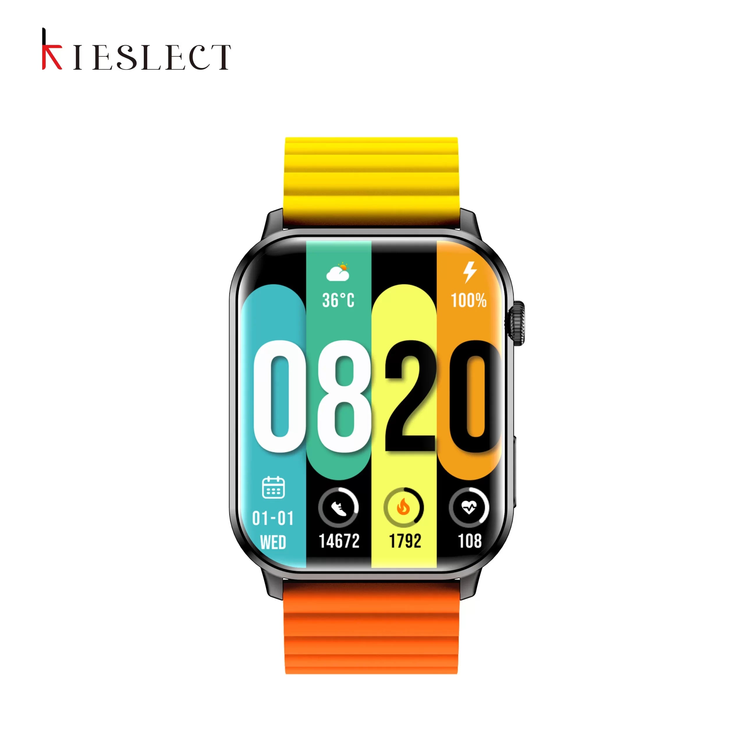 Kieslect Calling Watch Ks 1.78” AMOLED Display, Always-on-Display, IP68 Waterproof, 100 Sports Modes