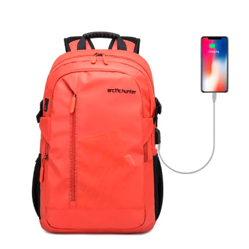 ARCTIC HUNTER B00387 Laptop Backpack, USB Charging Port