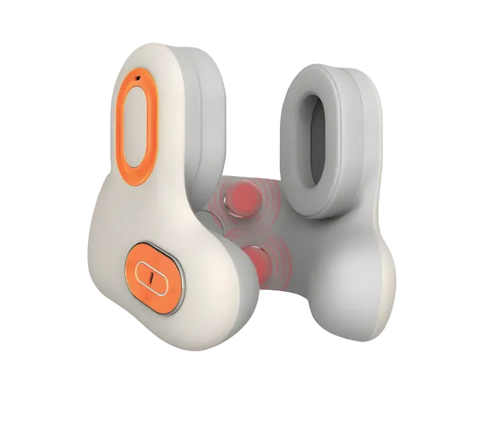 Porodo Lifestyle Zen Comfort Neck Pillow with 3D ANC Headphones - Khaki