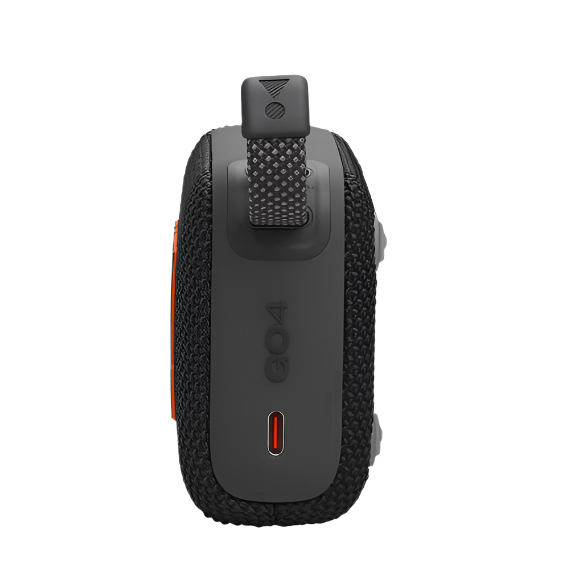 JBL Go 4 Black ,Waterproof and dustproof,  Ultra-portable JBL Pro Sound with punchier bass, Up to 7 hours of playtime plus 2 hours with Playtime Boost,