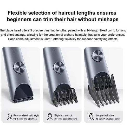 Xiaomi Mijia Professional Hair Clipper 2 trimmer with adjustable blade and ergonomic design for precise hair cutting.