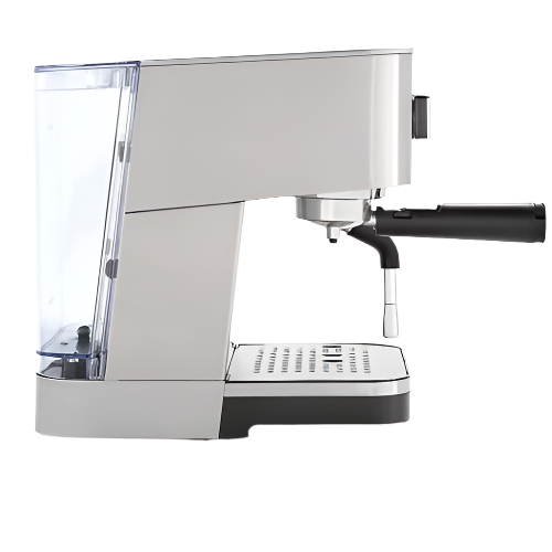 Breville Bijou Espresso Machine | Automatic and Manual Espresso, Cappuccino & Latte Maker | 15 Bar Pump | Steam Wand | Silver [VCF149]