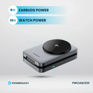 Powerology Qi2 Fast Charging Multi-Device Hub 15W
