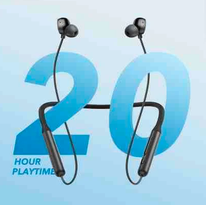 Anker Soundcore R500 ,Bluetooth Neckband features Up to 20hours of Playtime, 10mm Drivers, IPX5 Waterproof Technology.