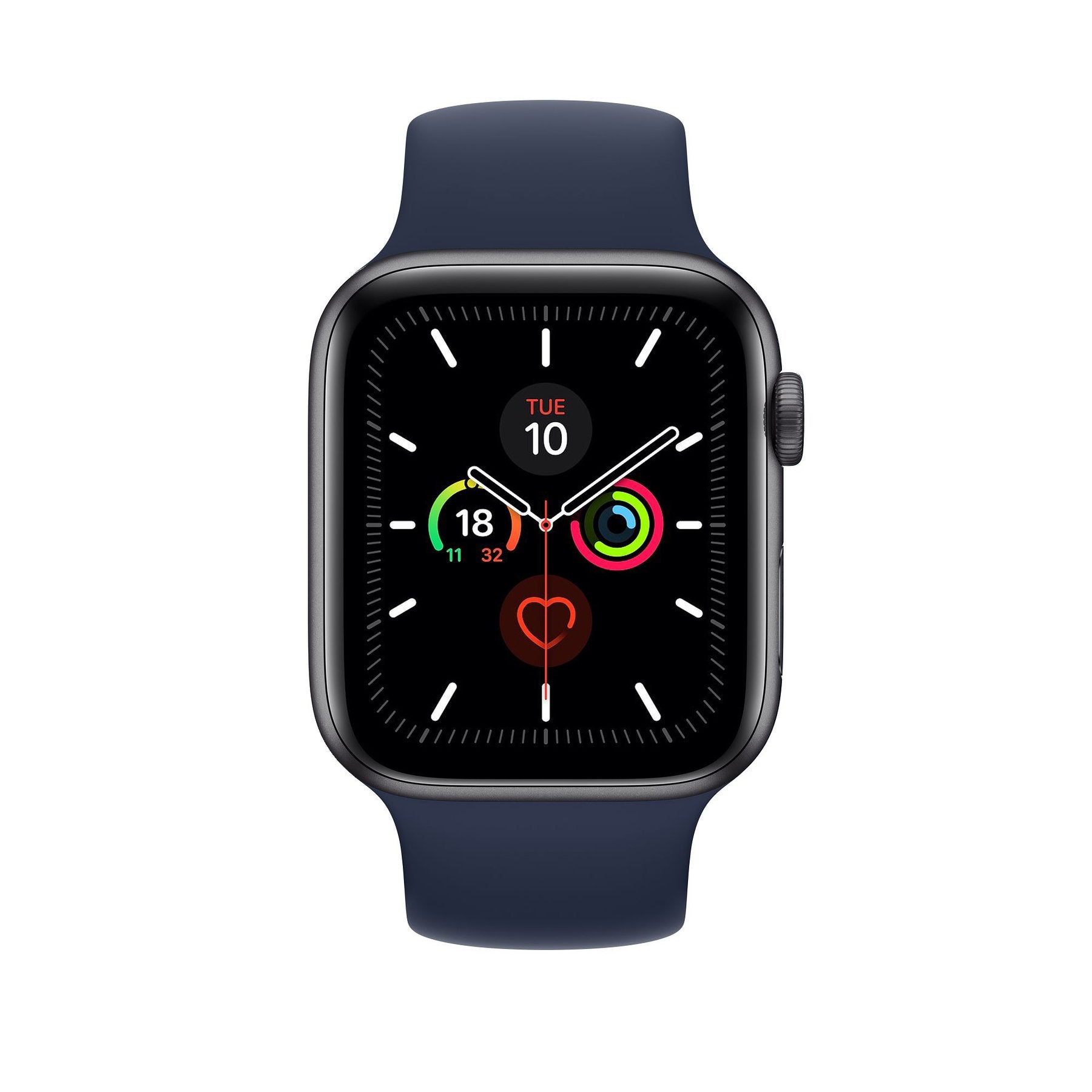 Coteetcl Silicon Solo Loop nylon strap for Apple Watch 44mm and 42mm, shown in black with flexible fit and smooth texture