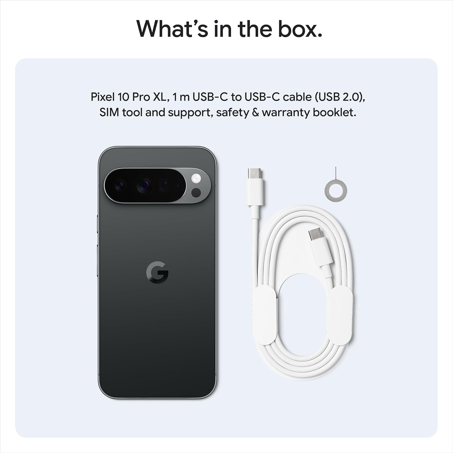 Google Pixel 10 Pro XL 5G smartphone with 6.8-inch LTPO OLED display, triple camera, Google Tensor G5 chip, 5200mAh battery