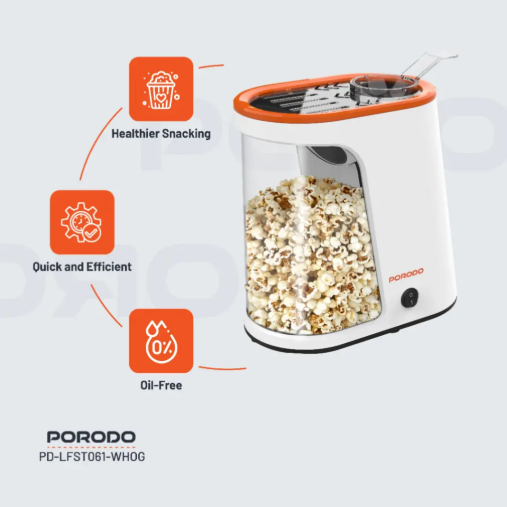 Porodo Lifetsyle 1200W Detachable Tank Popcorn Maker