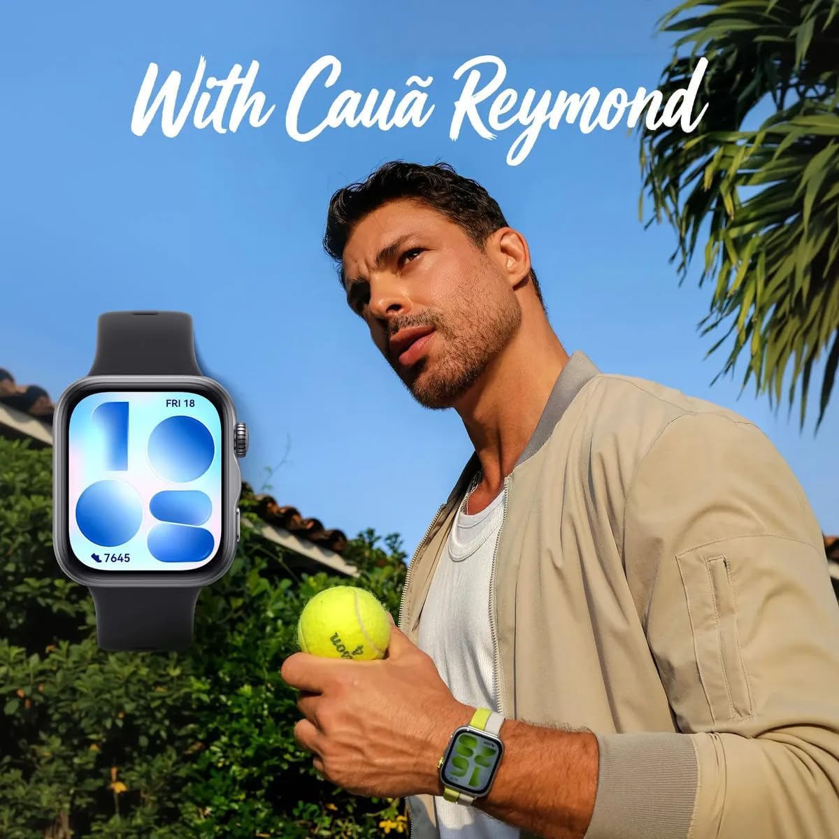 HUAWEI WATCH FIT 5 Smart Watch, 1.82" AMOLED Display, Built-in GPS, Bluetooth Calling, Heart Rate Monitoring, Up to 10-Day Battery Life, Android & iOS Compatible