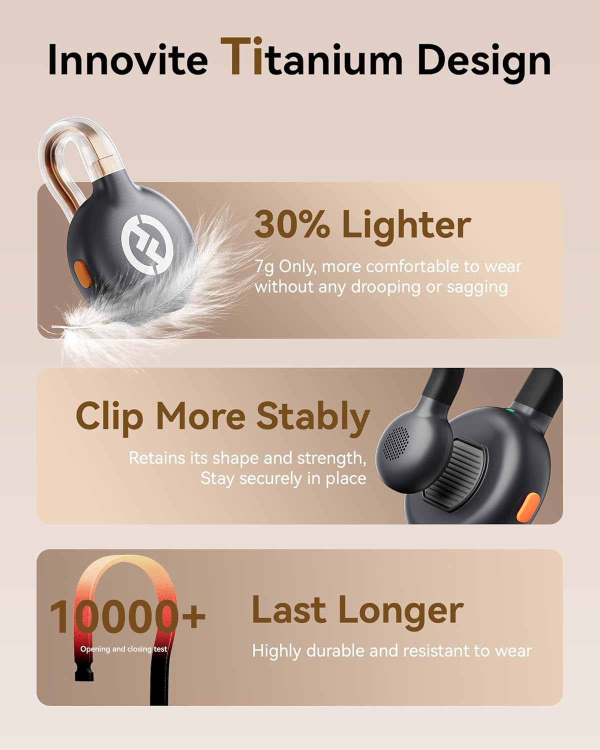 Hollyland Lark M2S Mini Combo wireless microphone with titanium clip, compact design, and 300m range for camera and mobile devices