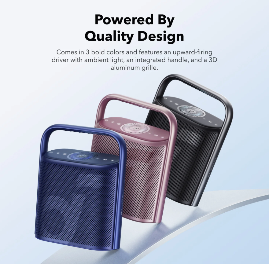 Motion X500 | Surround Sound Bluetooth Speaker, Immersive Spatial Audio, 3X More Detail, 3 Fresh Finishes to Match Any Style, Great Sound, Portable Size, Fully Waterproof